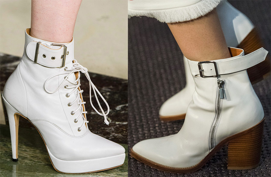 White ankle boots 2024-2025