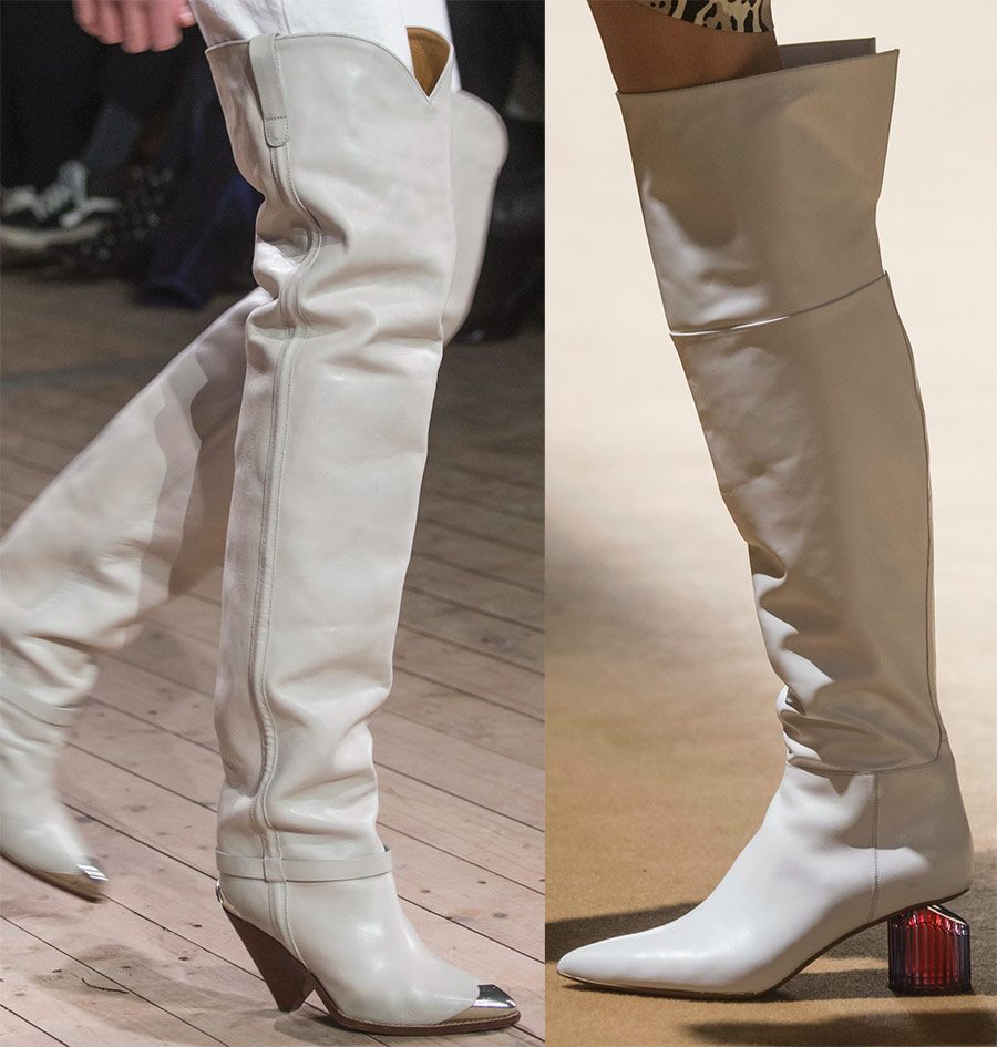 White women's boots