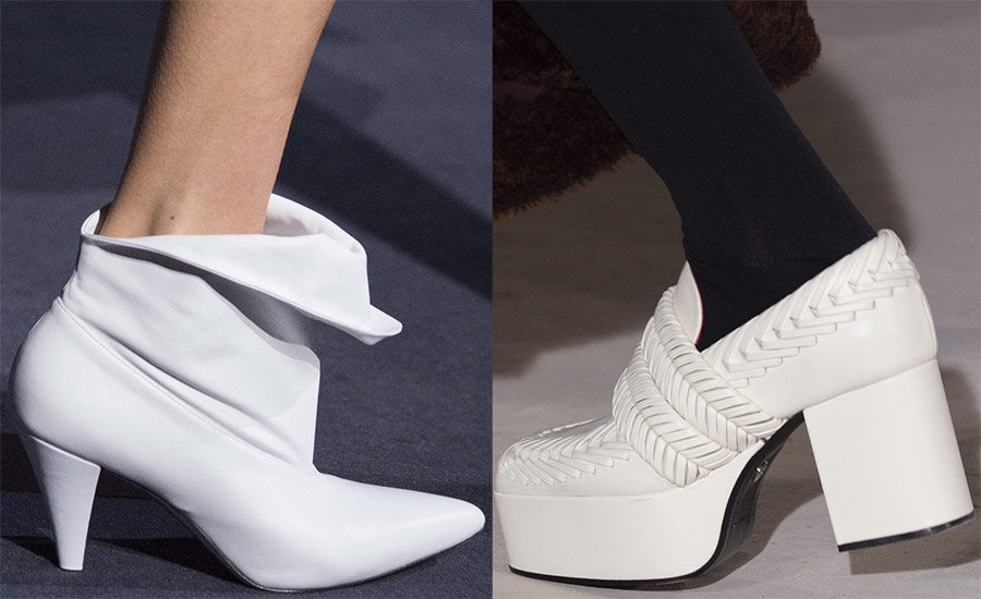 Snow-white shoes for the winter 2024-2025