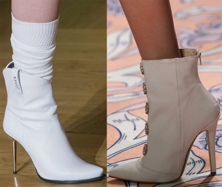 White ankle boots 2024-2025