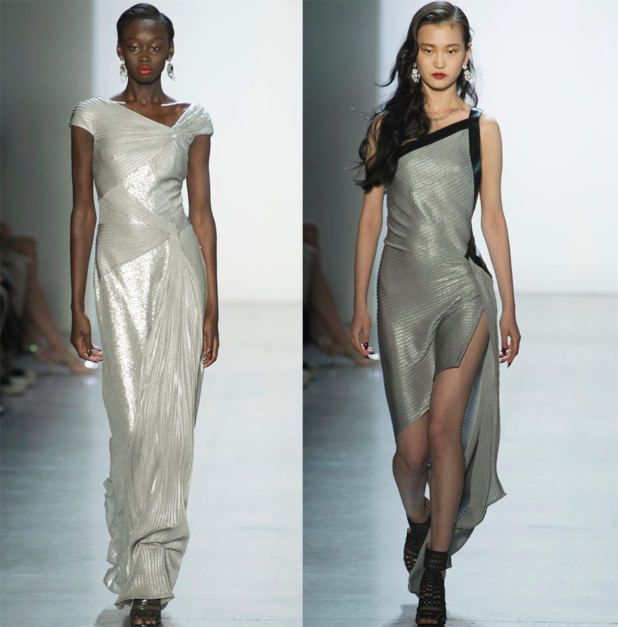 silver and gray dresses for the holiday