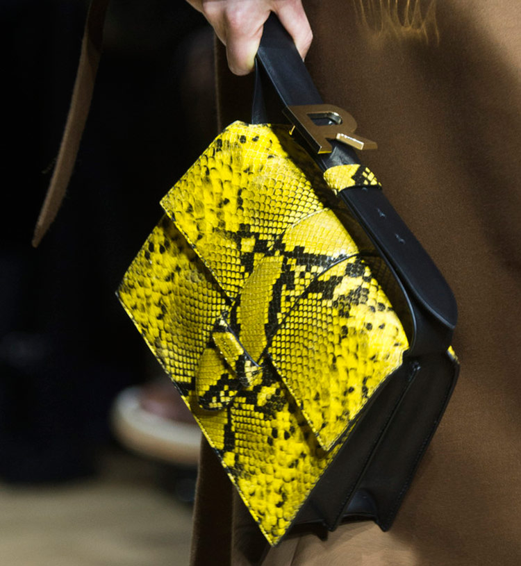 Rochas snakeskin bag