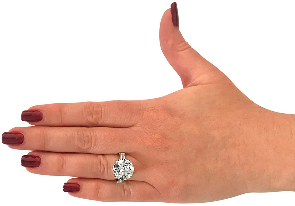 a ring with a diamond