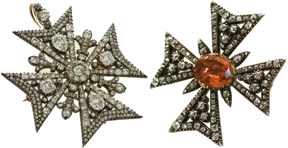 Maltese cross in history and decoration