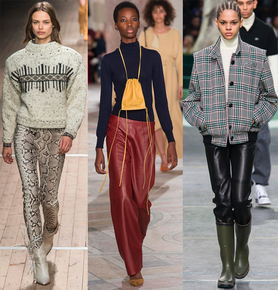 What to wear with leather pants in 2024-2025