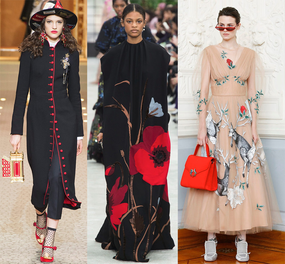 Red accents in fashion 2024-2025