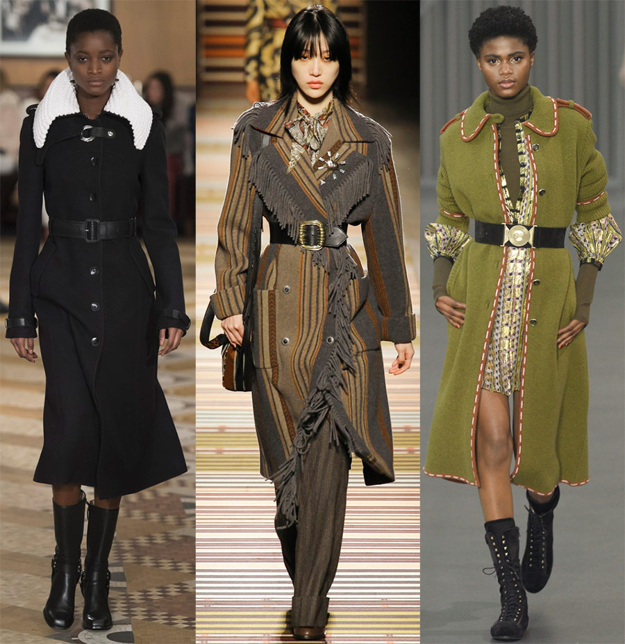 Coat with a belt - fashionable images 2024-2025