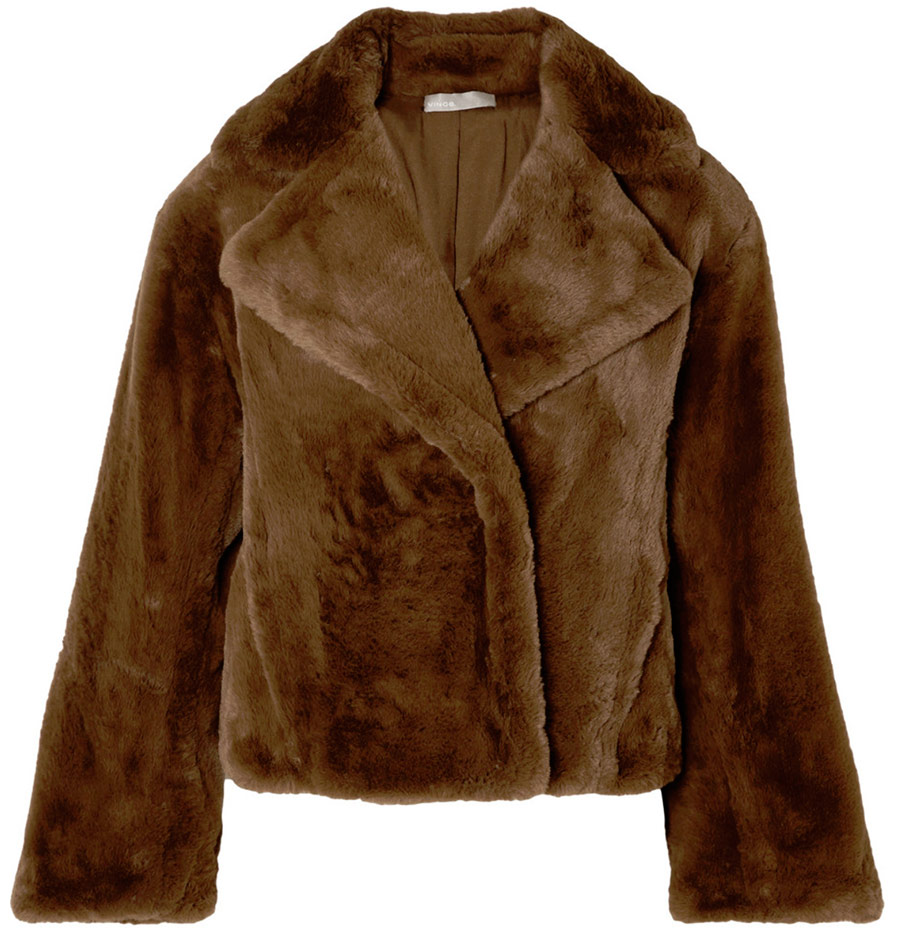 artificial sheepskin coat