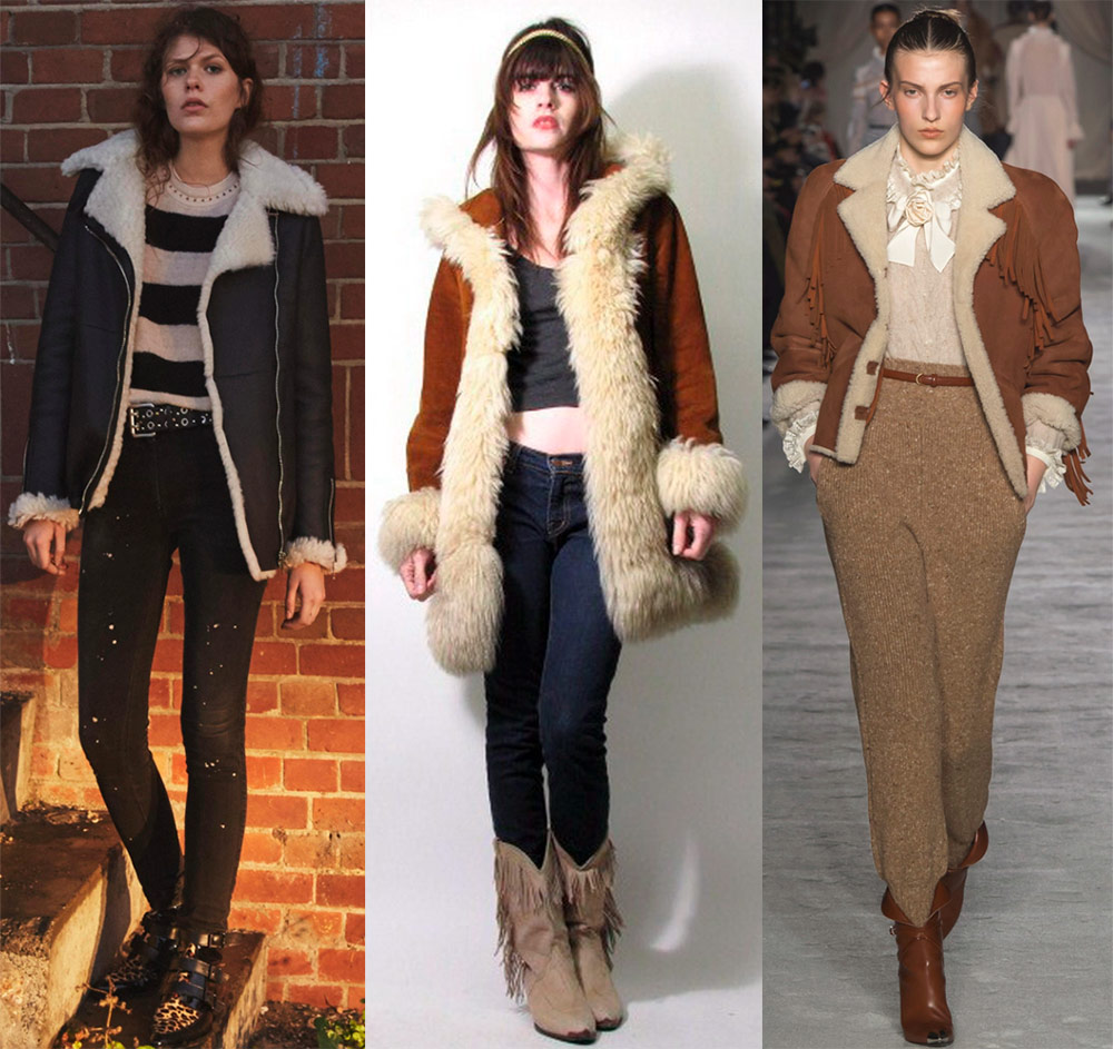 Women's sheepskin coats