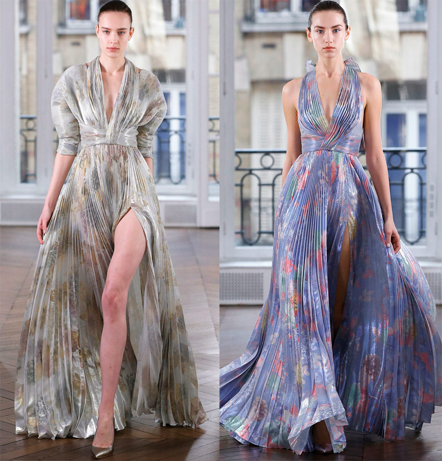 Floor-length evening dresses for New Year