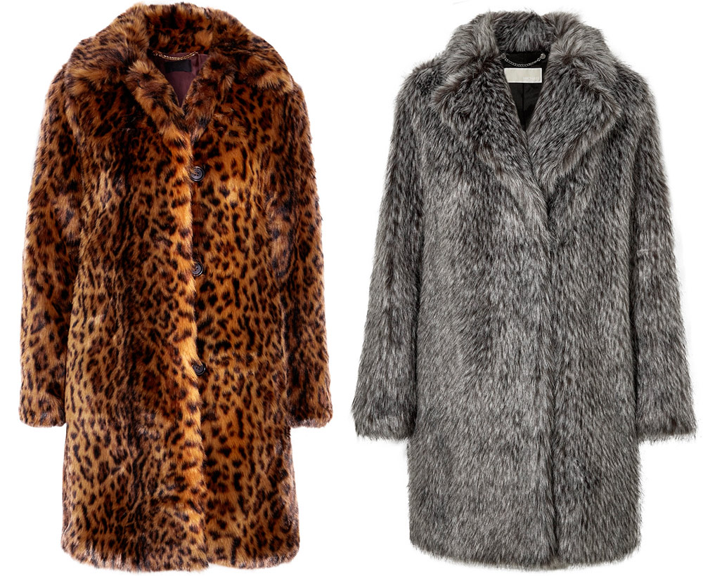 Leopard fur coat