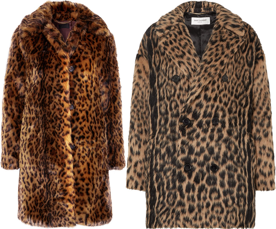 Fashionable leopard coats 2024