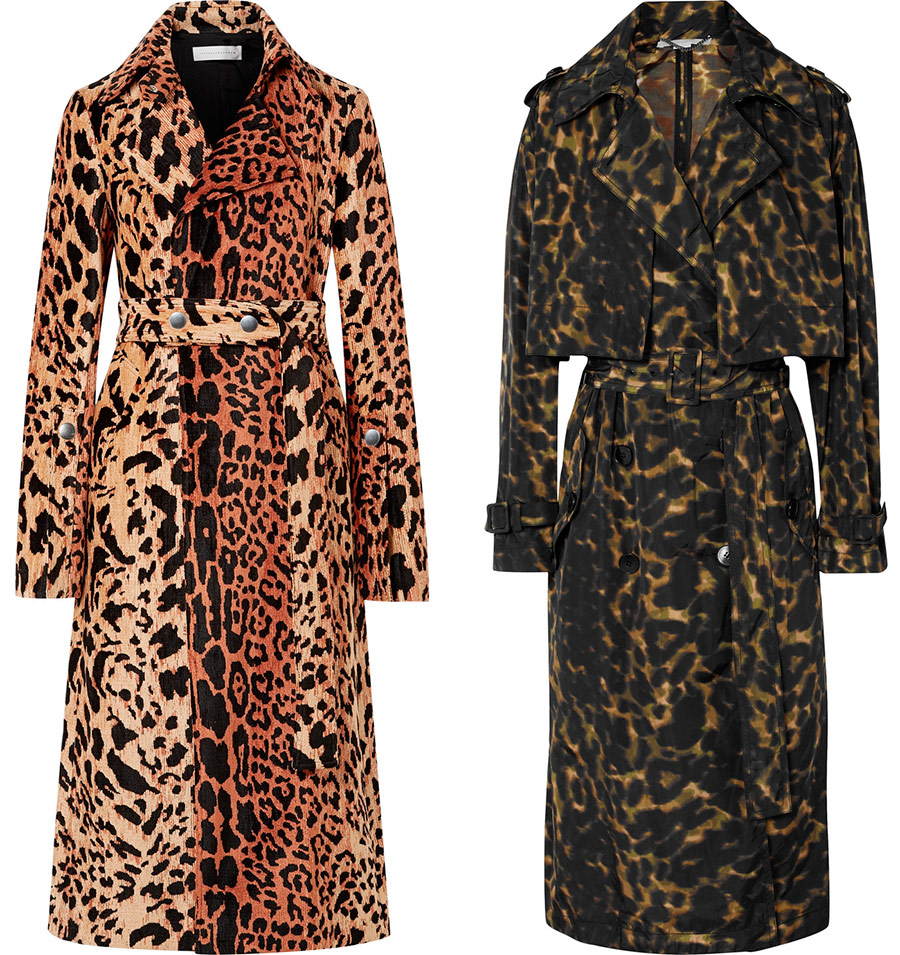 Fashionable leopard coats 2024