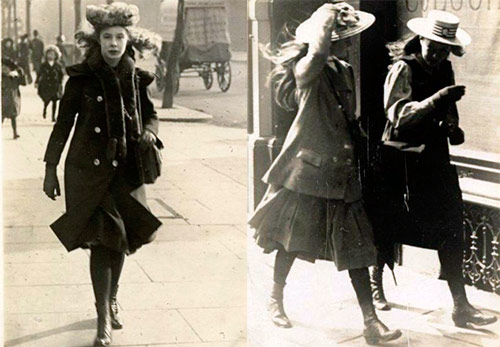 Street style during the Edwardian era