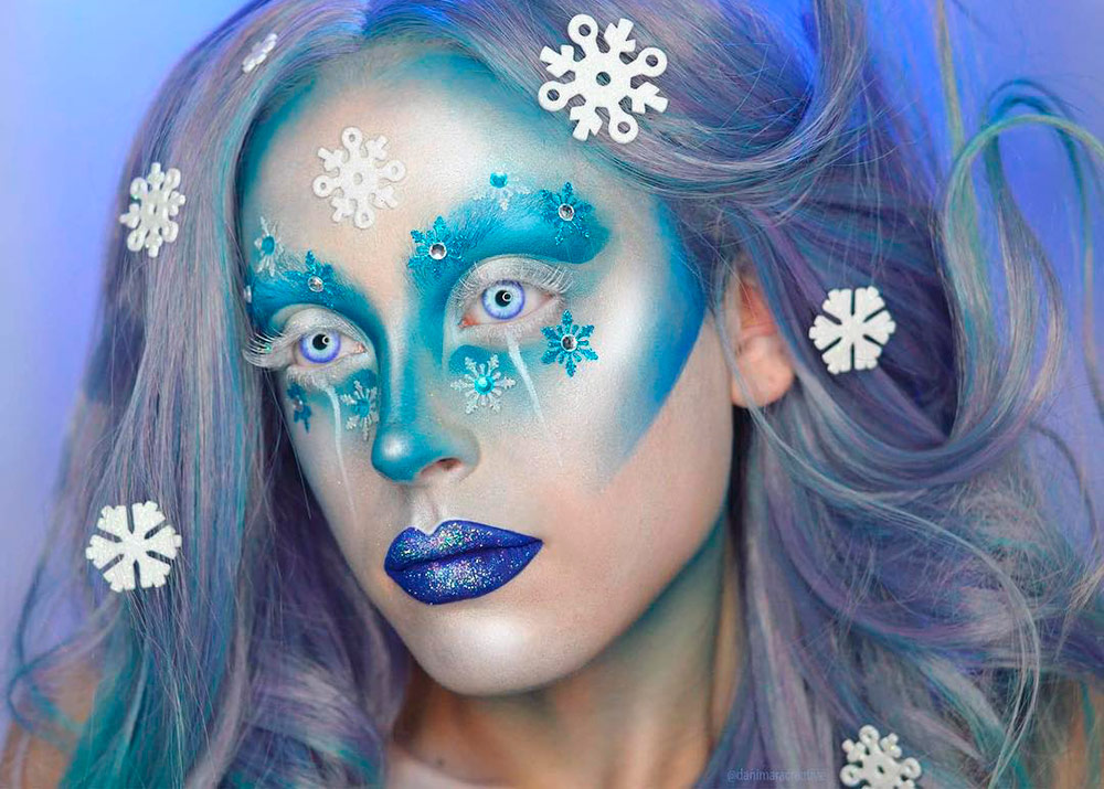 Fantasy makeup Ice Queen