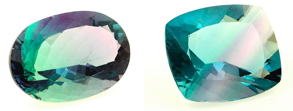 Fluorite cut stone