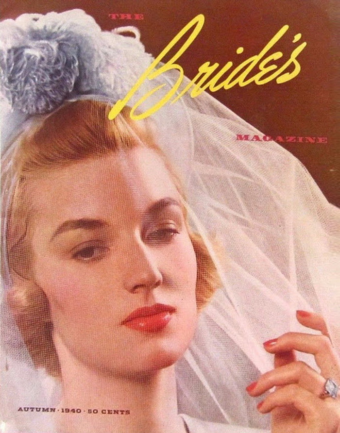 1940s vintage bridal fashion magazines