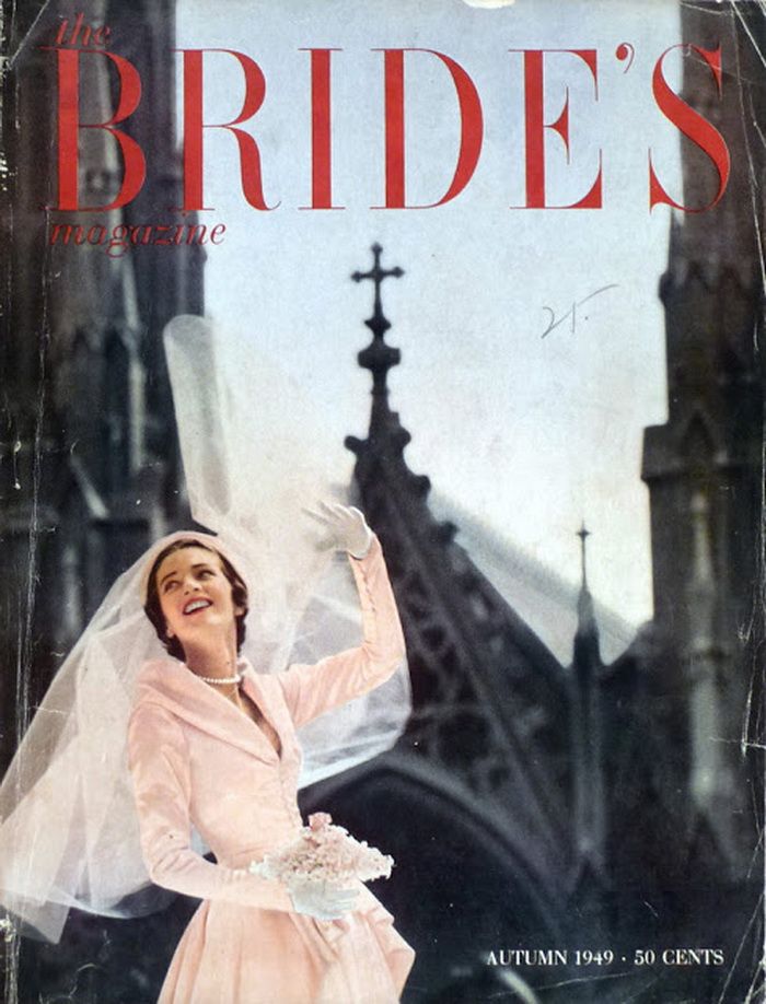 Vintage bridal fashion magazines