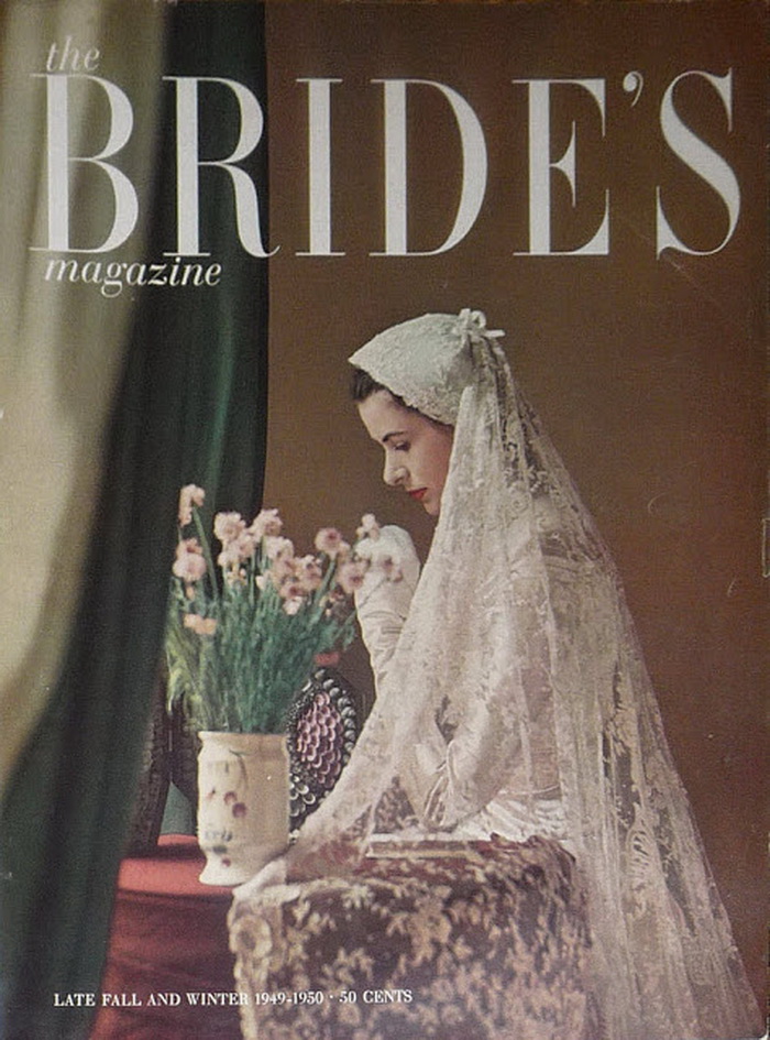 Vintage bridal fashion magazines