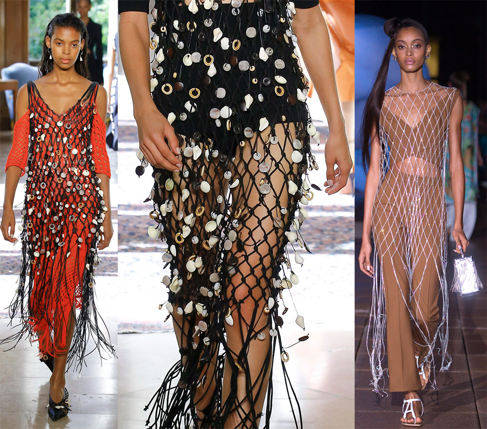 Mesh clothing - fashion trend 2024