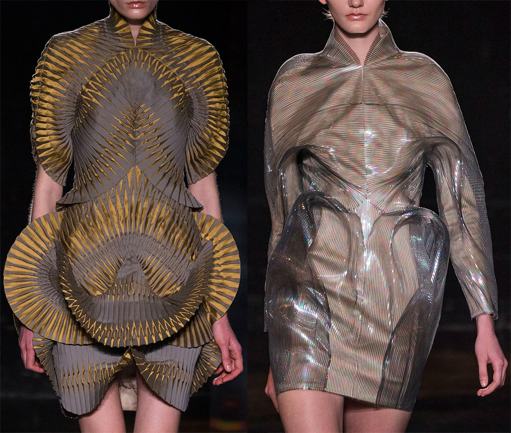 Shell-shaped fashion clothing