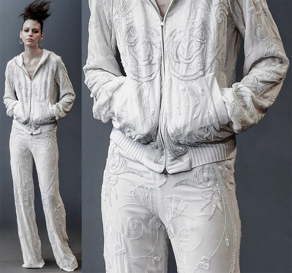 Wedding tracksuit by Naeem Khan