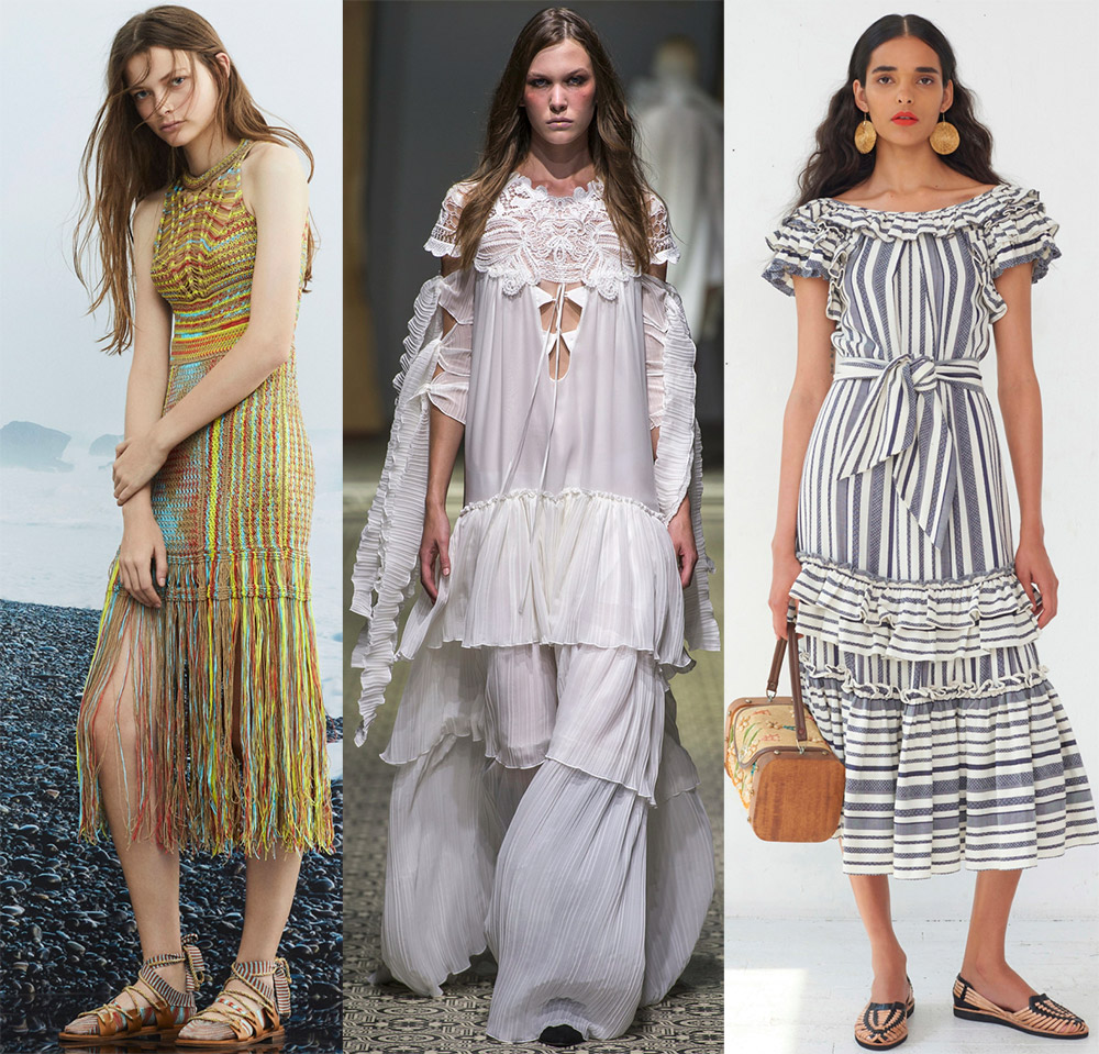 Boho style dresses