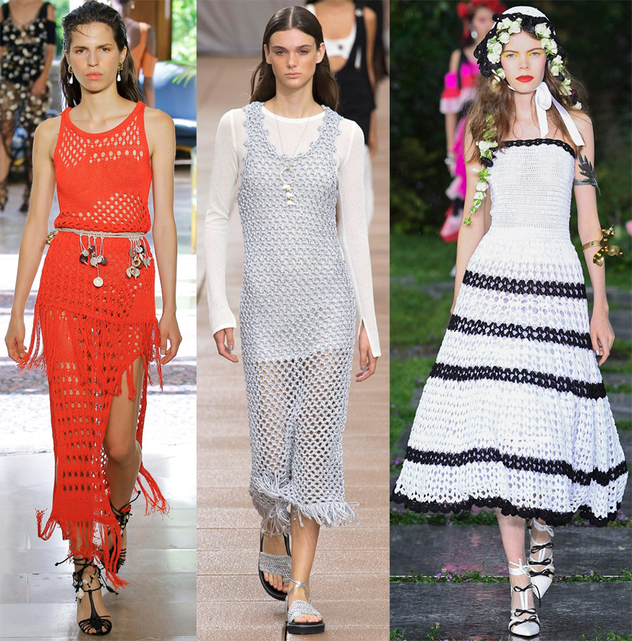 Knitted dresses spring-summer