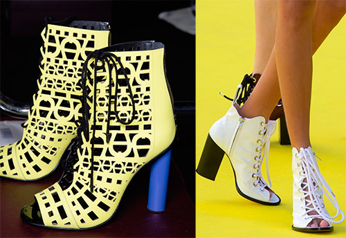 Ankle boots for spring 2024 and open models for summer