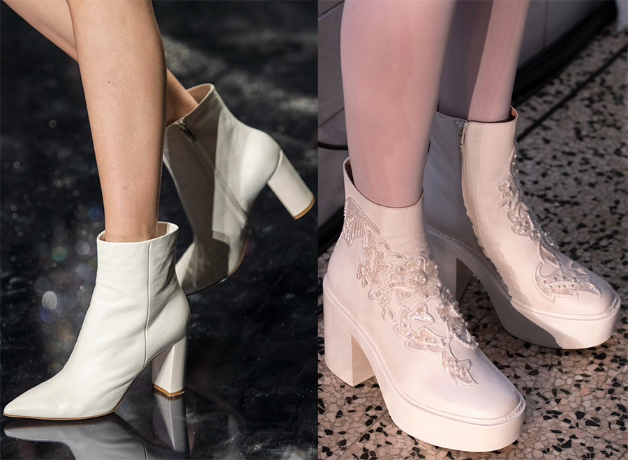 white ankle boots for spring 2024