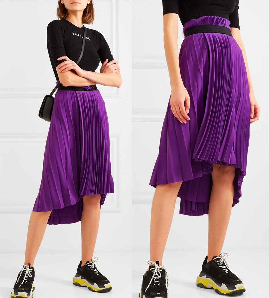 Balenciaga pleated skirt