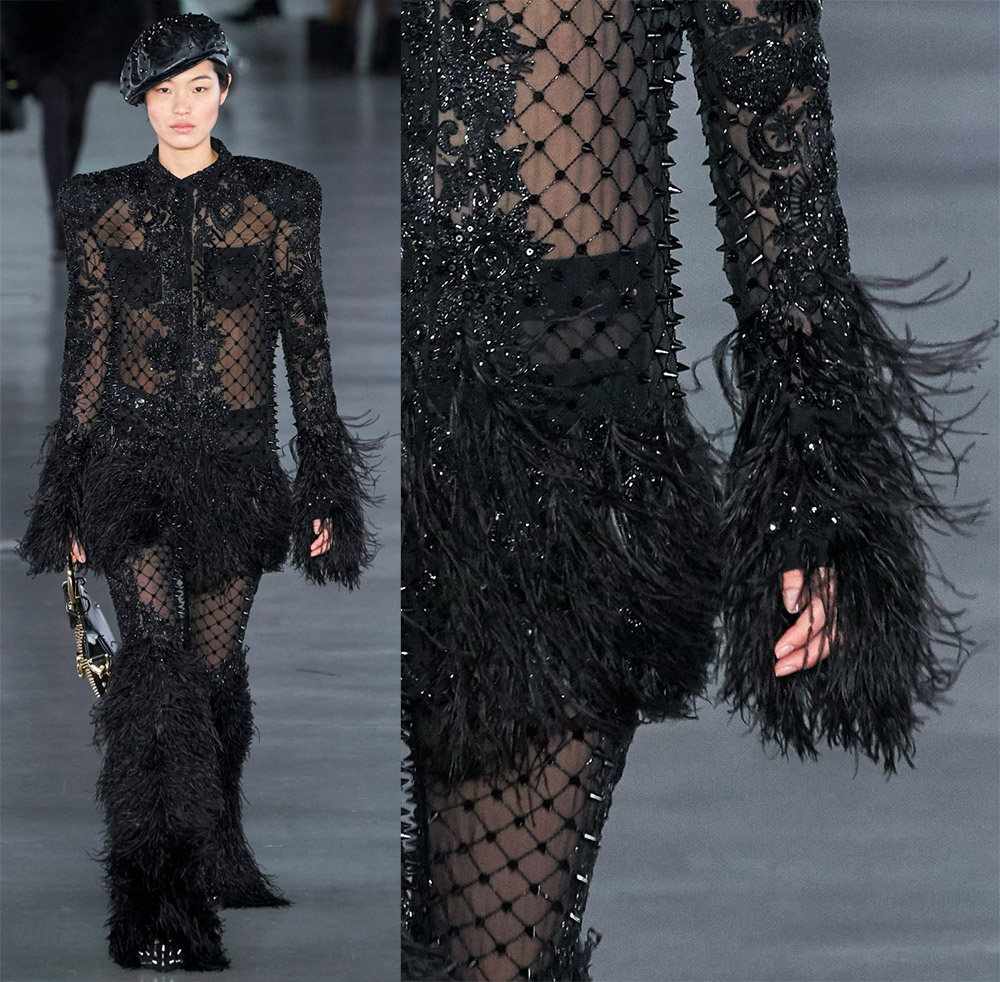 Luxurious Gothic from the new Balmain collection