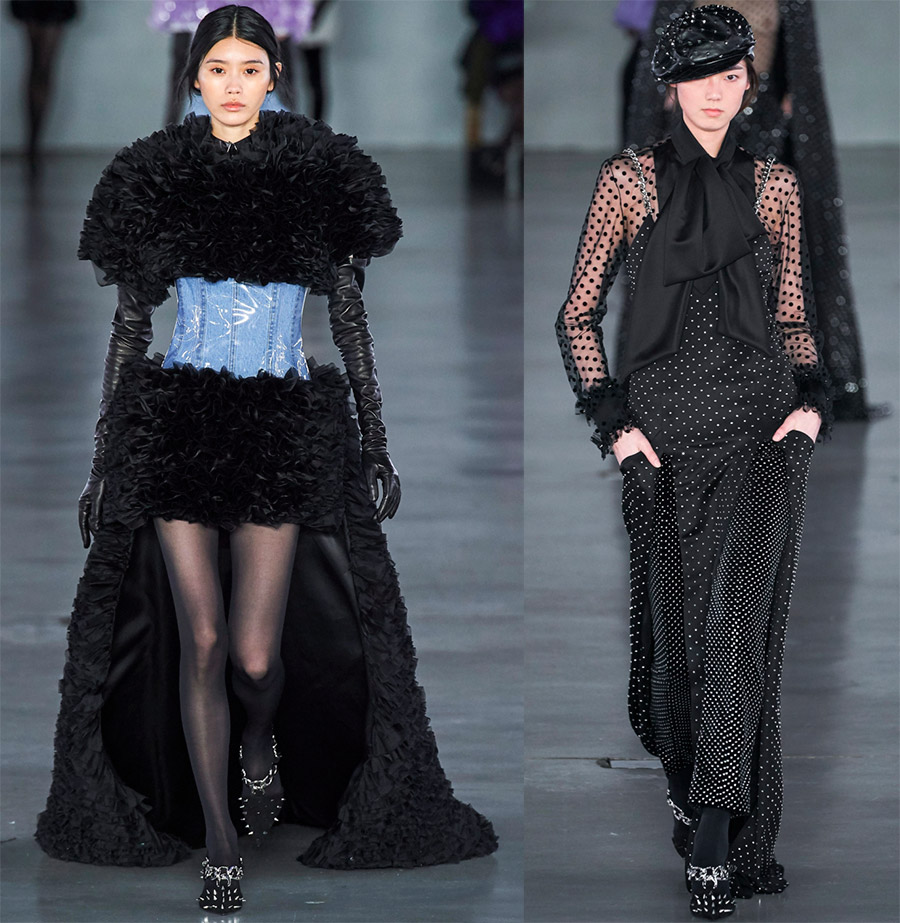 glamorous gothic Balmain