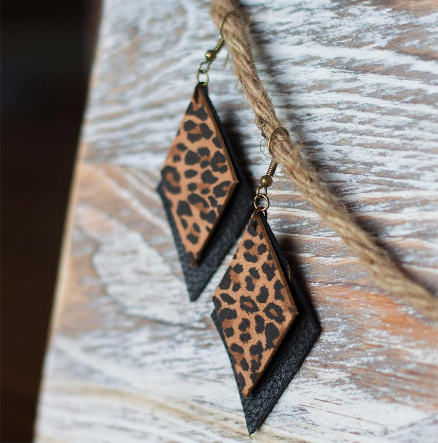 Leopard Earrings