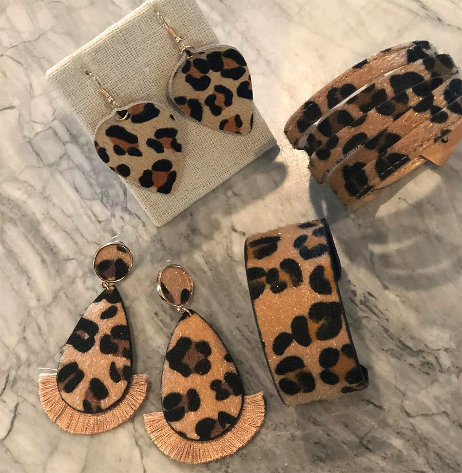 Leopard Earrings