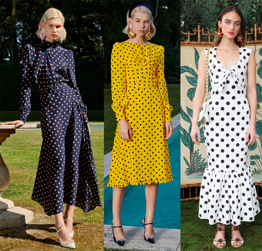 Polka dot dresses