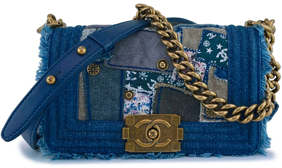 Denim handbag