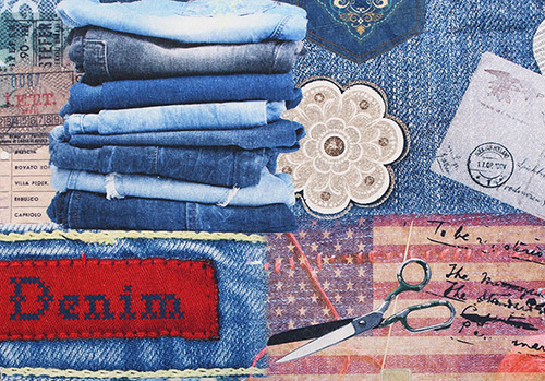 Denim patchwork - trendy looks and stylish tips