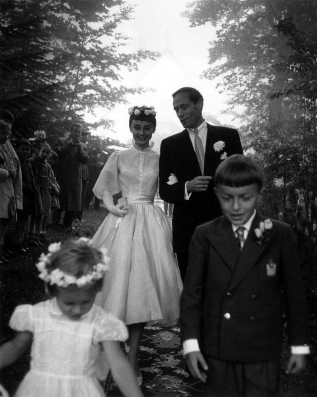 Audrey Hepburn's wedding dress