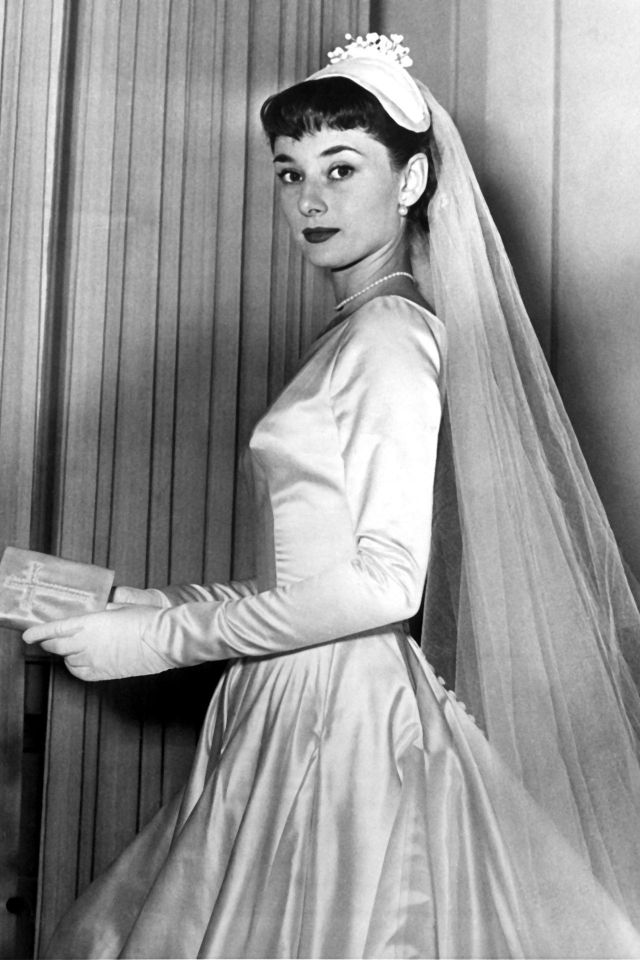 Audrey Hepburn's wedding dress