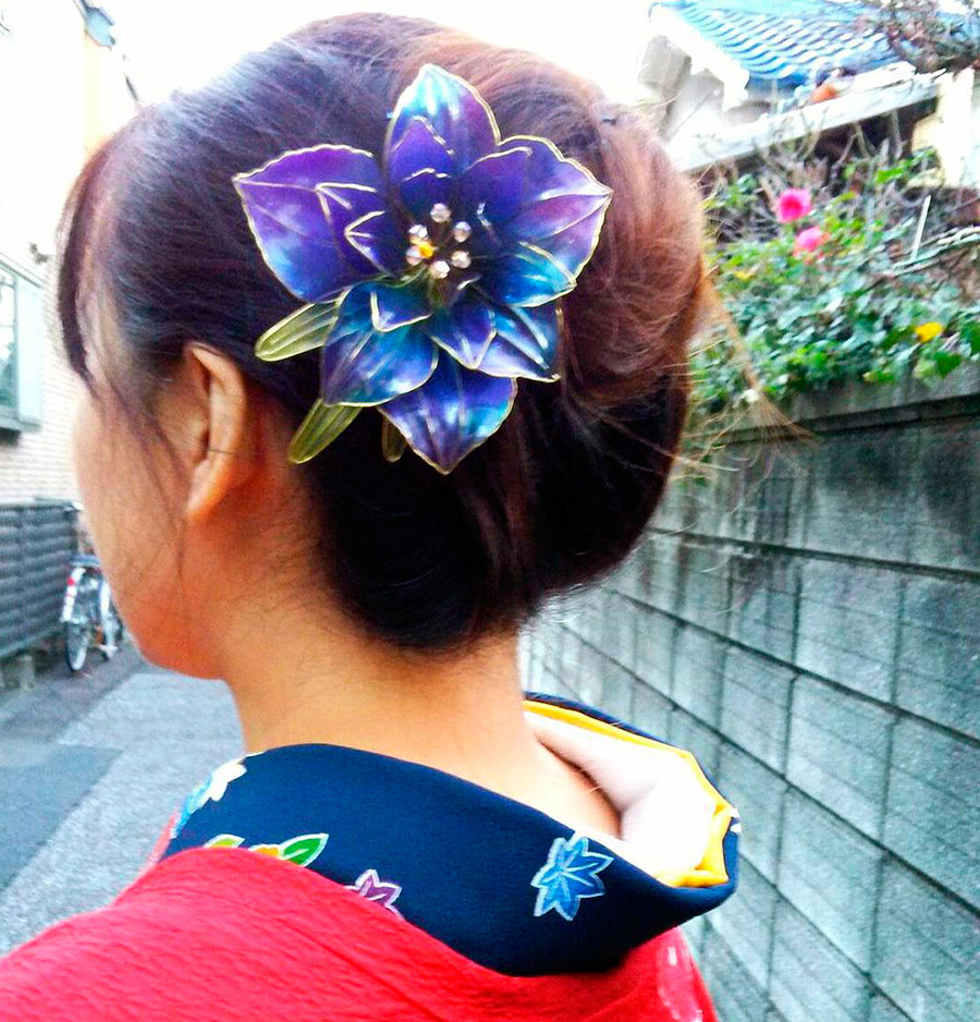 Japanese kanzashi hair jewelry and fashion trends