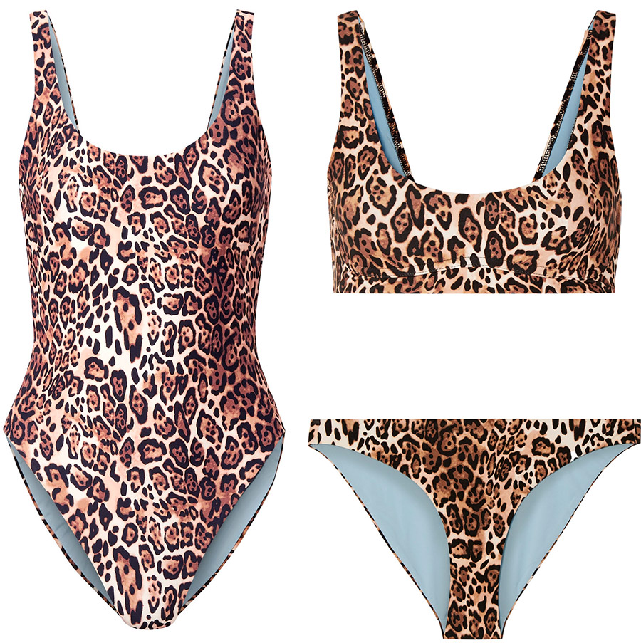 Leopard print swimsuit