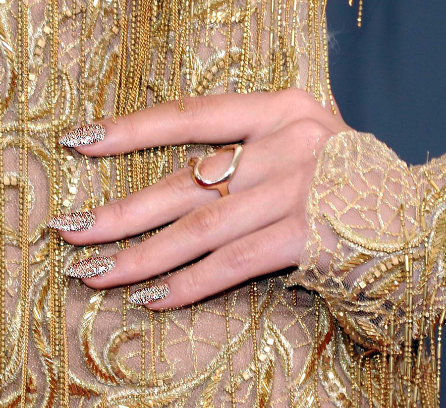 Beautiful prom manicure