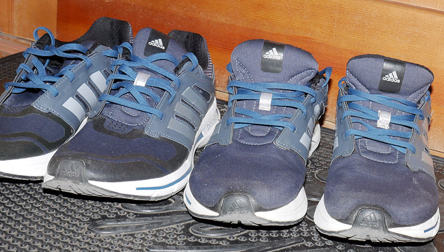 What happens to sneakers after washing