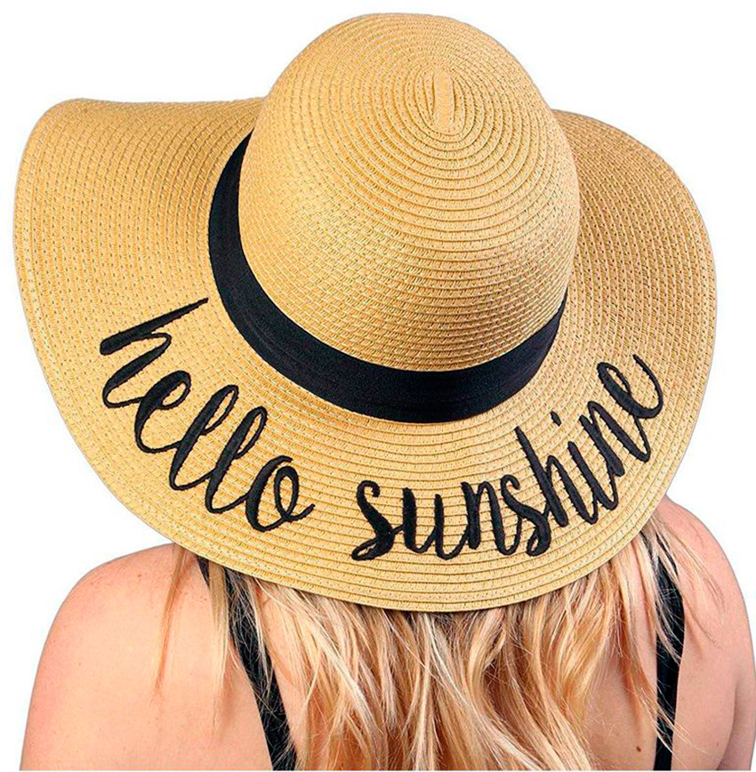 Straw hat for summer