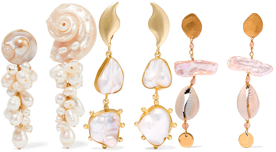 Pearl earrings