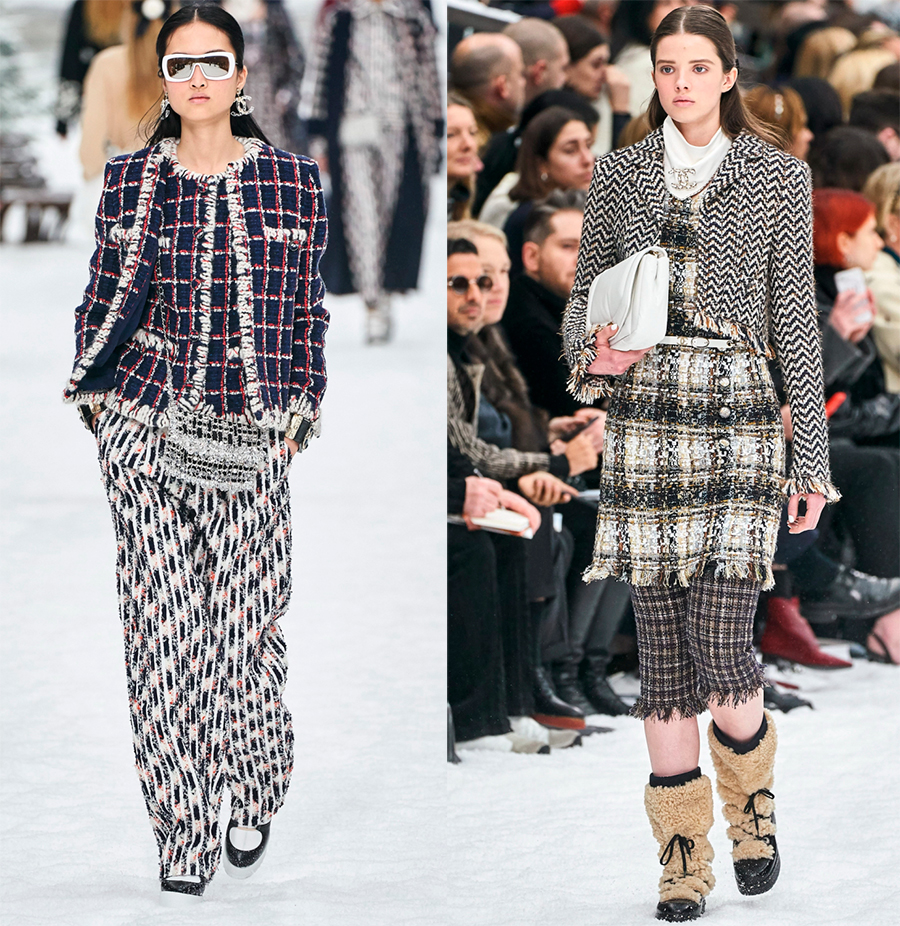 Tweed in the Chanel collection