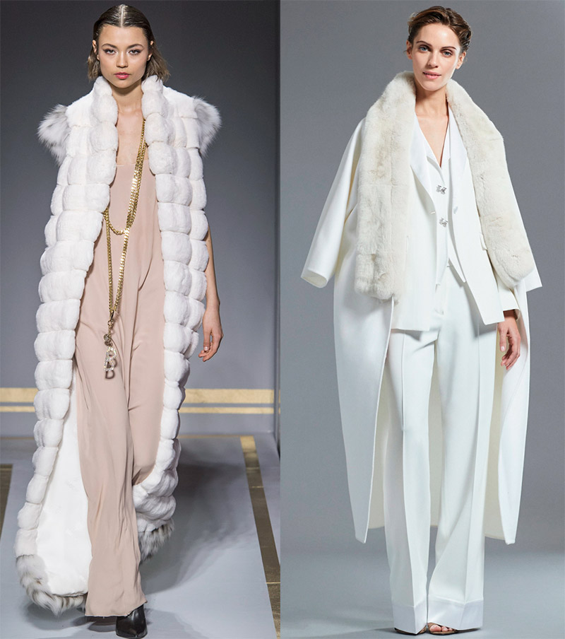 Beautiful white coats 2024-2025 - fashion trend