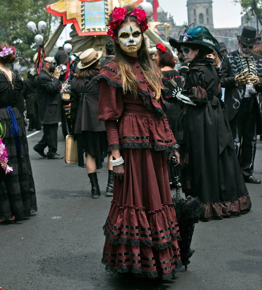 Death mask Calavera - makeup rules