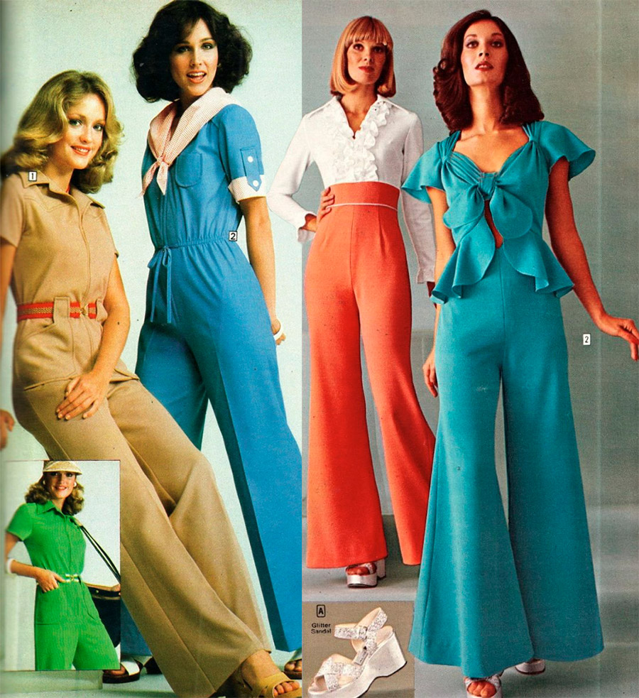 1970s jumpsuits for women